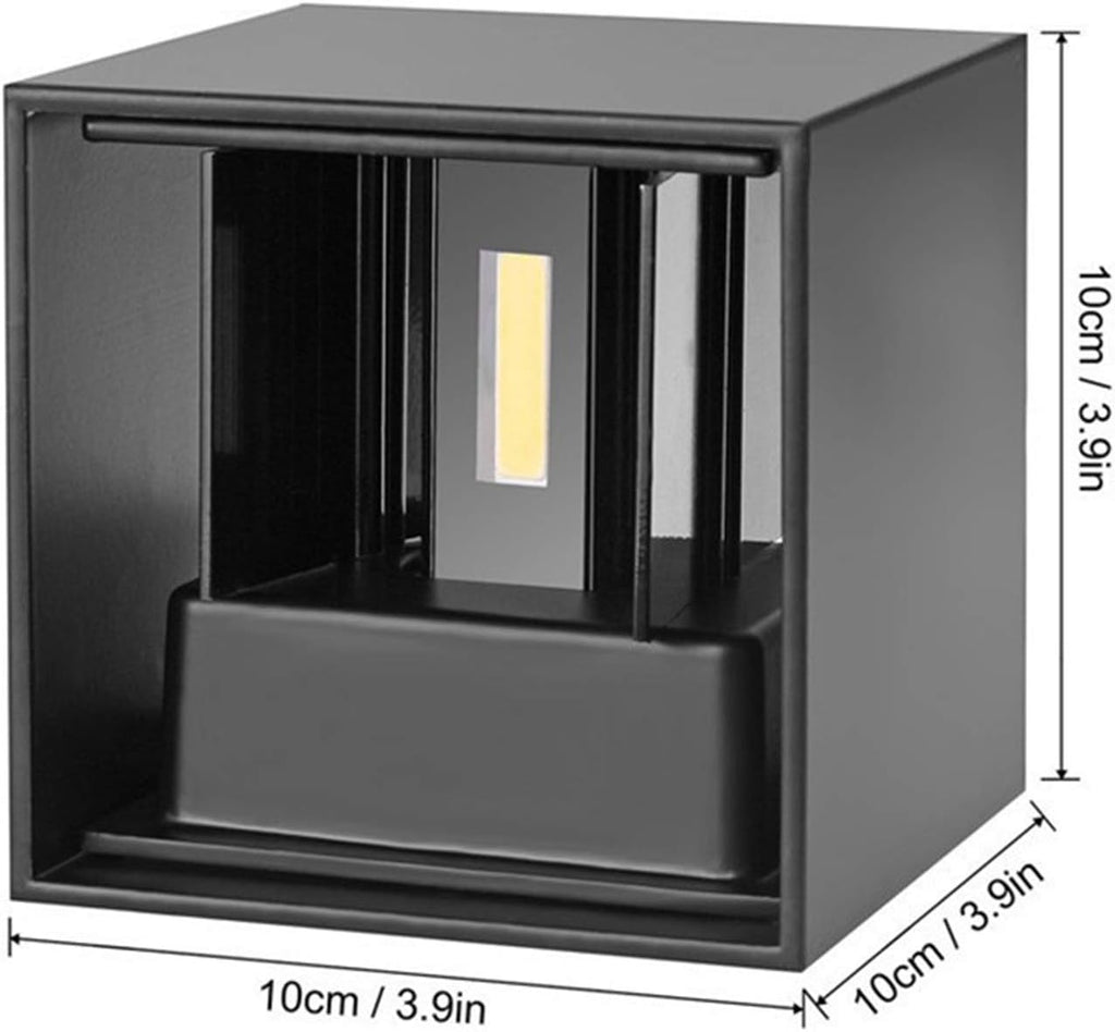 Applique da Parete Esterno/Interno LED Cubo - 6W 3000K
