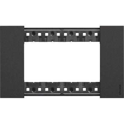 BTICINO - BTIKA4804KG L.NOW - PLACCA 4P NERO